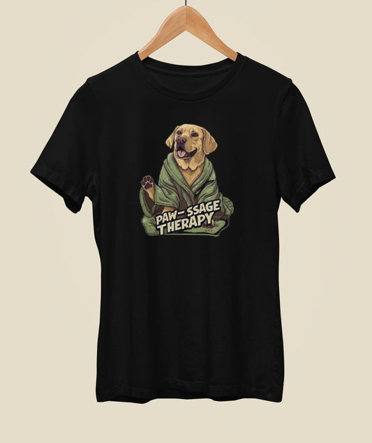 Pawssage Therapy Half Sleeve Cotton T-shirt